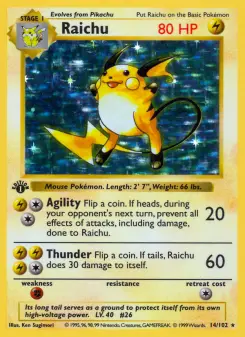 Raichu — Base Set