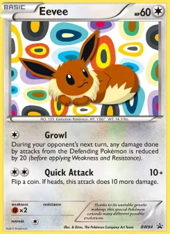 Eevee — BW Black Star Promos