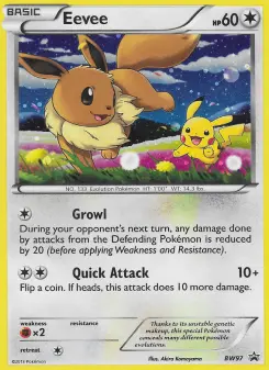 Eevee — BW Black Star Promos