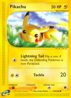 Pikachu — Expedition Base Set