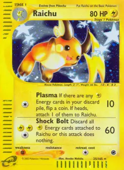 Raichu — Expedition Base Set