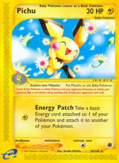 Pichu — Expedition Base Set