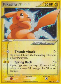 Pikachu Star — Holon Phantoms