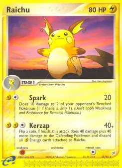 Raichu — Team Magma vs Team Aqua