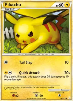 Pikachu — HeartGold SoulSilver