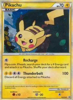 Pikachu — HGSS Black Star Promos