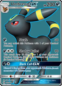 Umbreon GX — Sun & Moon