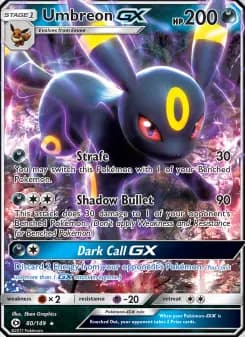 Umbreon GX — Sun & Moon