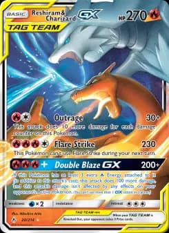 Reshiram & Charizard GX — Unbroken Bonds