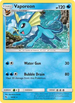 Vaporeon — Hidden Fates