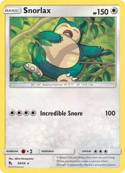 Snorlax — Hidden Fates