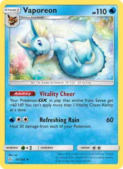 Vaporeon — Cosmic Eclipse