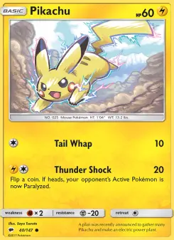 Pikachu — Burning Shadows