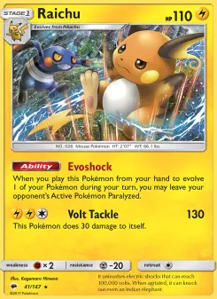 Raichu — Burning Shadows