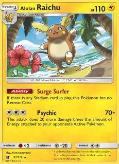 Alolan Raichu — Crimson Invasion