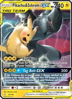 Pikachu & Zekrom GX — Team Up