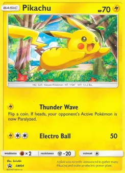 Pikachu — SM Black Star Promos
