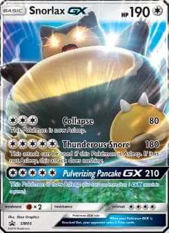 Snorlax GX — SM Black Star Promos