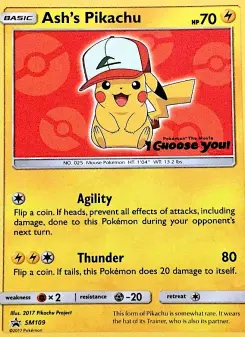 Ash's Pikachu — SM Black Star Promos