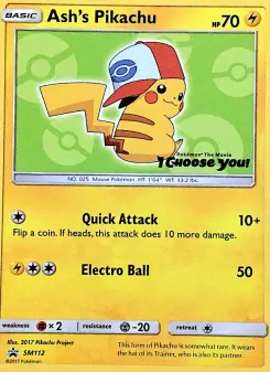 Ash's Pikachu — SM Black Star Promos