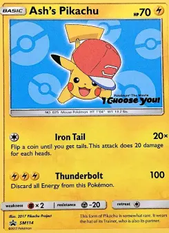 Ash's Pikachu — SM Black Star Promos