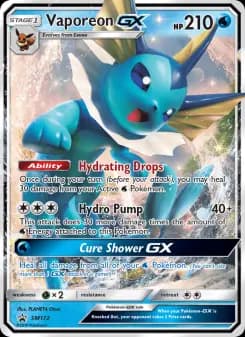 Vaporeon GX — SM Black Star Promos
