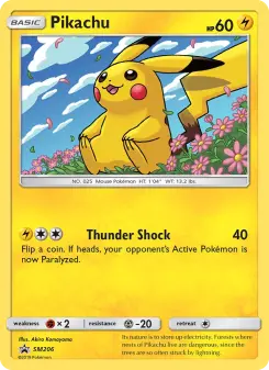 Pikachu — SM Black Star Promos