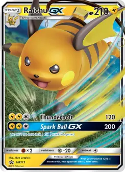 Raichu GX — SM Black Star Promos