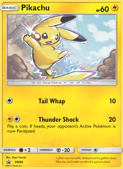 Pikachu — SM Black Star Promos