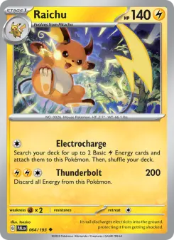 Raichu — Paldea Evolved