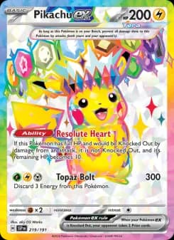 Pikachu ex — Surging Sparks