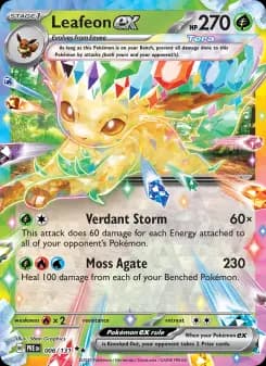 Leafeon ex — Prismatic Evolutions