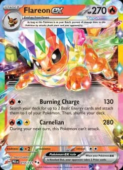 Flareon ex — Prismatic Evolutions