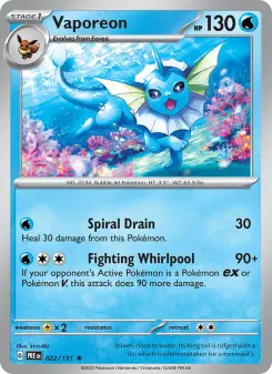 Vaporeon — Prismatic Evolutions