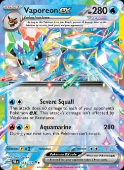 Vaporeon ex — Prismatic Evolutions