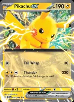 Pikachu ex — Prismatic Evolutions