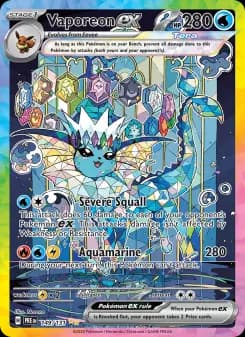 Vaporeon ex — Prismatic Evolutions
