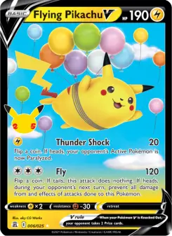 Flying Pikachu V — Celebrations