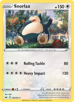 Snorlax — Sword & Shield