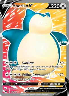 Snorlax V — Sword & Shield