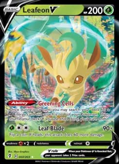 Leafeon V — Evolving Skies