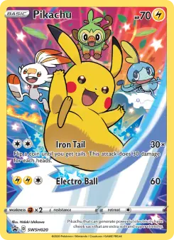 Pikachu — SWSH Black Star Promos
