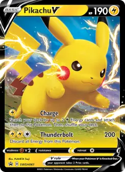 Pikachu V — SWSH Black Star Promos