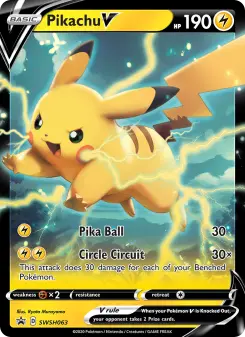 Pikachu V — SWSH Black Star Promos