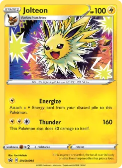 Jolteon — SWSH Black Star Promos