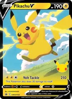 Pikachu V — SWSH Black Star Promos