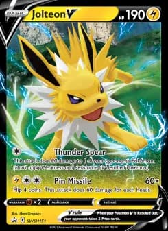 Jolteon V — SWSH Black Star Promos