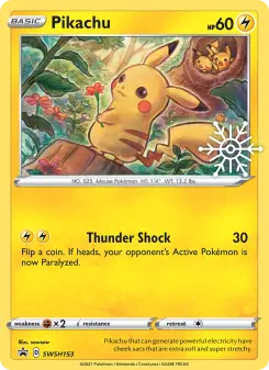 Pikachu — SWSH Black Star Promos