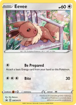 Eevee — SWSH Black Star Promos