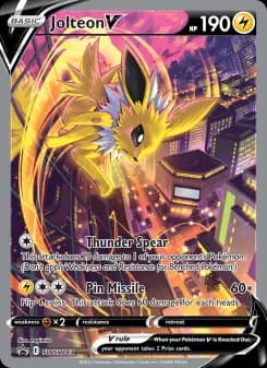 Jolteon V — SWSH Black Star Promos